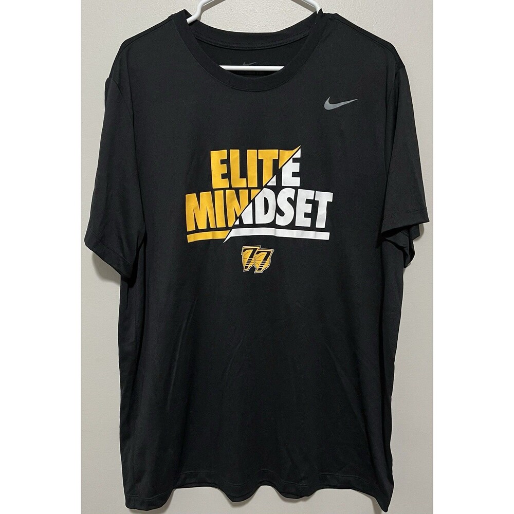 Men’s black Nike Dri-FIT t-shirt "Elite Mindset" #77 Size XL